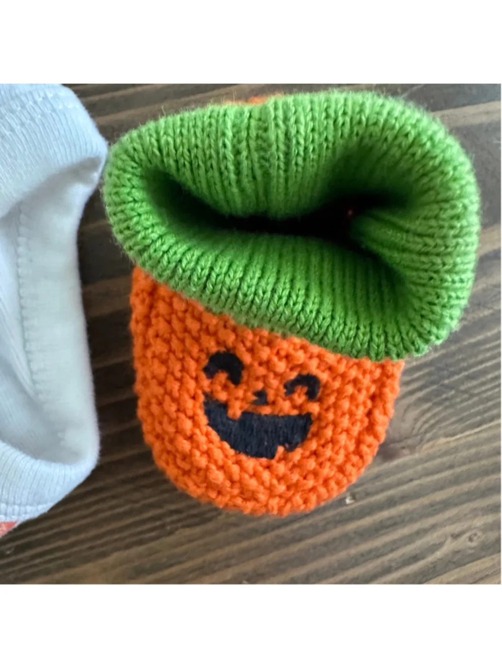 Carter's Newborn Pumpkin Bodysuit Booties Set Halloween Baby 0M